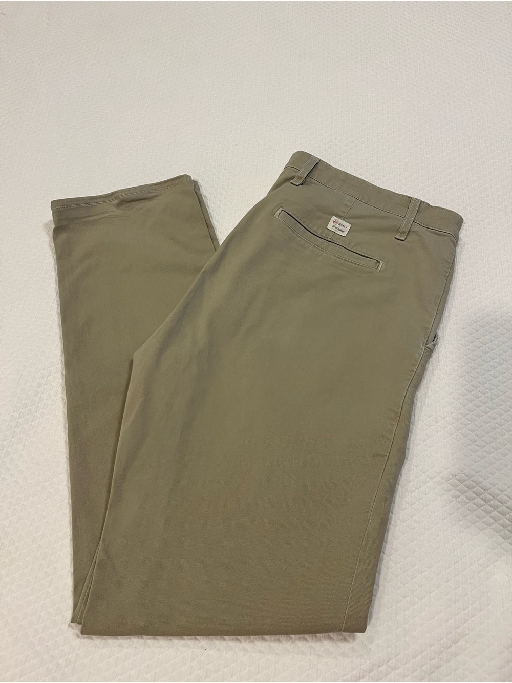 AG supply Classic Slim Chino Pants in Light Khaki 36x30